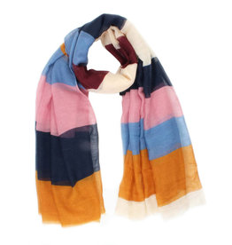 Sjaal strepen multicolor