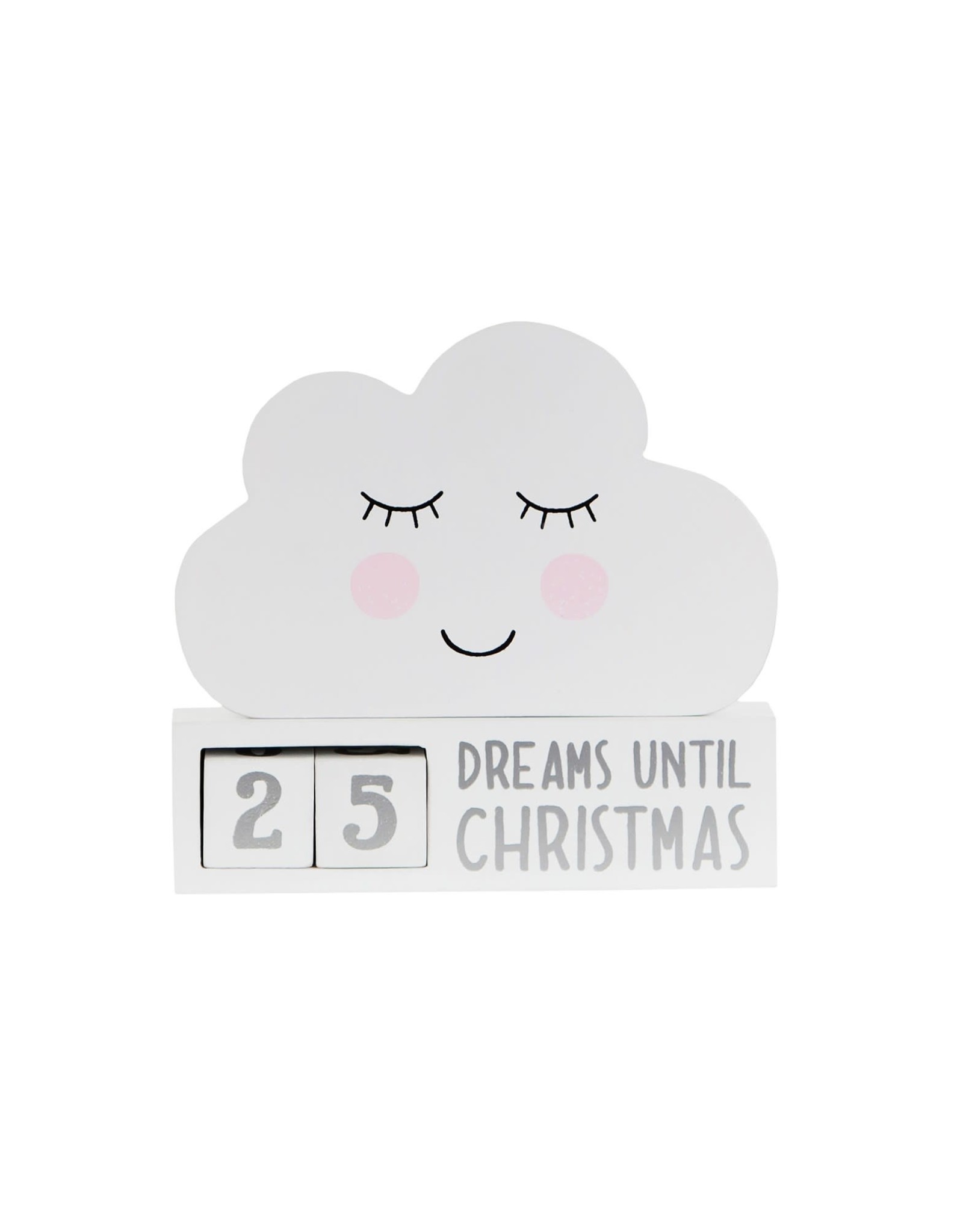 Aftelkalender Kerstmis wolk
