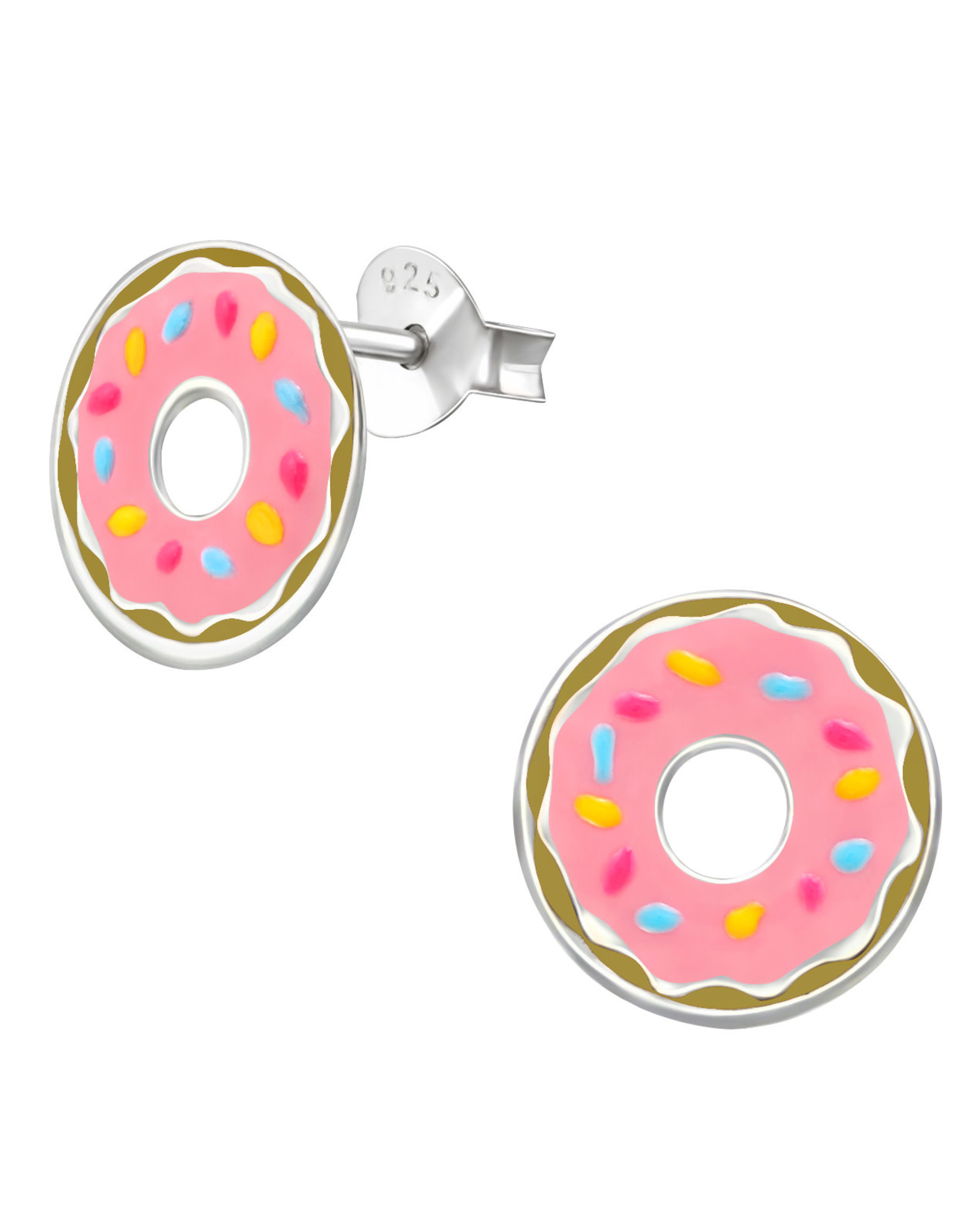 Stekertjes zilver donut