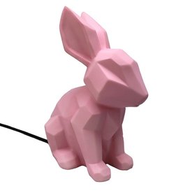 Lamp konijn strak roze XL