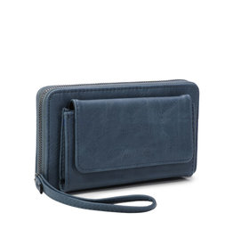 Portemonnee groot blauw
