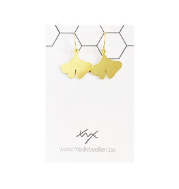 Hangers goudkleurig ginkgo S