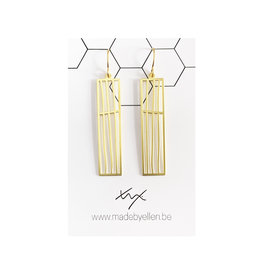 Hangers goudkleurig rechthoek