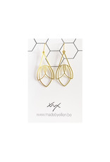 Hangers goudkleurig tulp