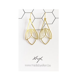 Hangers goudkleurig tulp