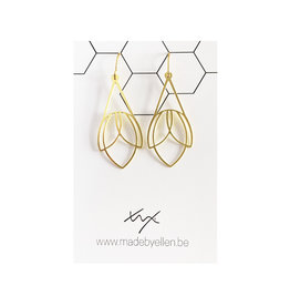 Hangers goudkleurig tulp