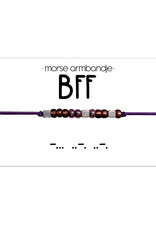 Armbandje morse BFF