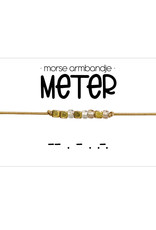 Armbandje morse METER