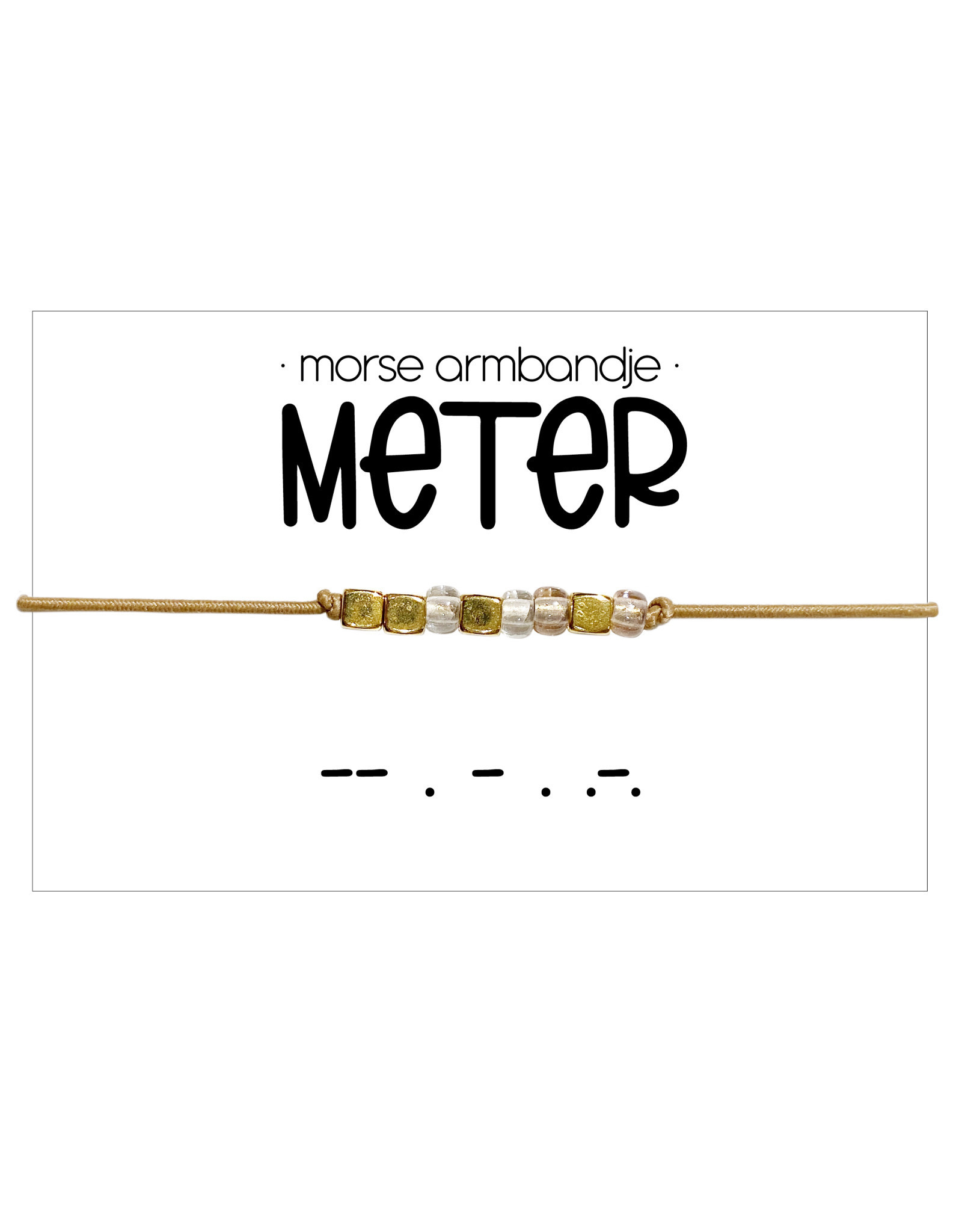 Armbandje morse METER