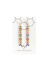 oorbEllen retro lang regenboog