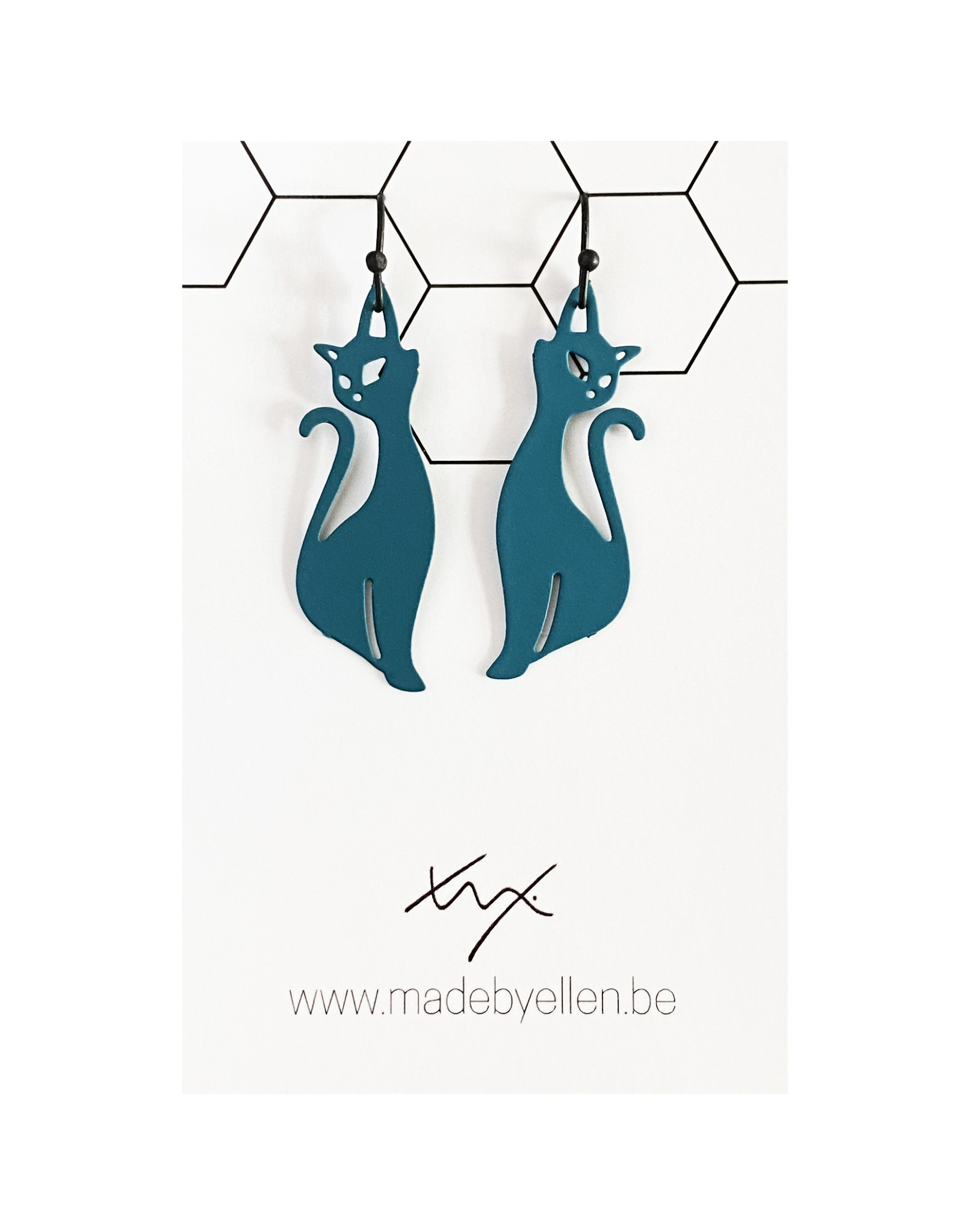 Hangers kat teal