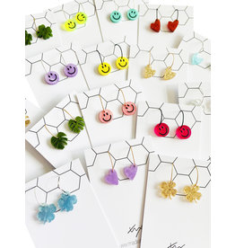 oorbEllen creooltjes acryl