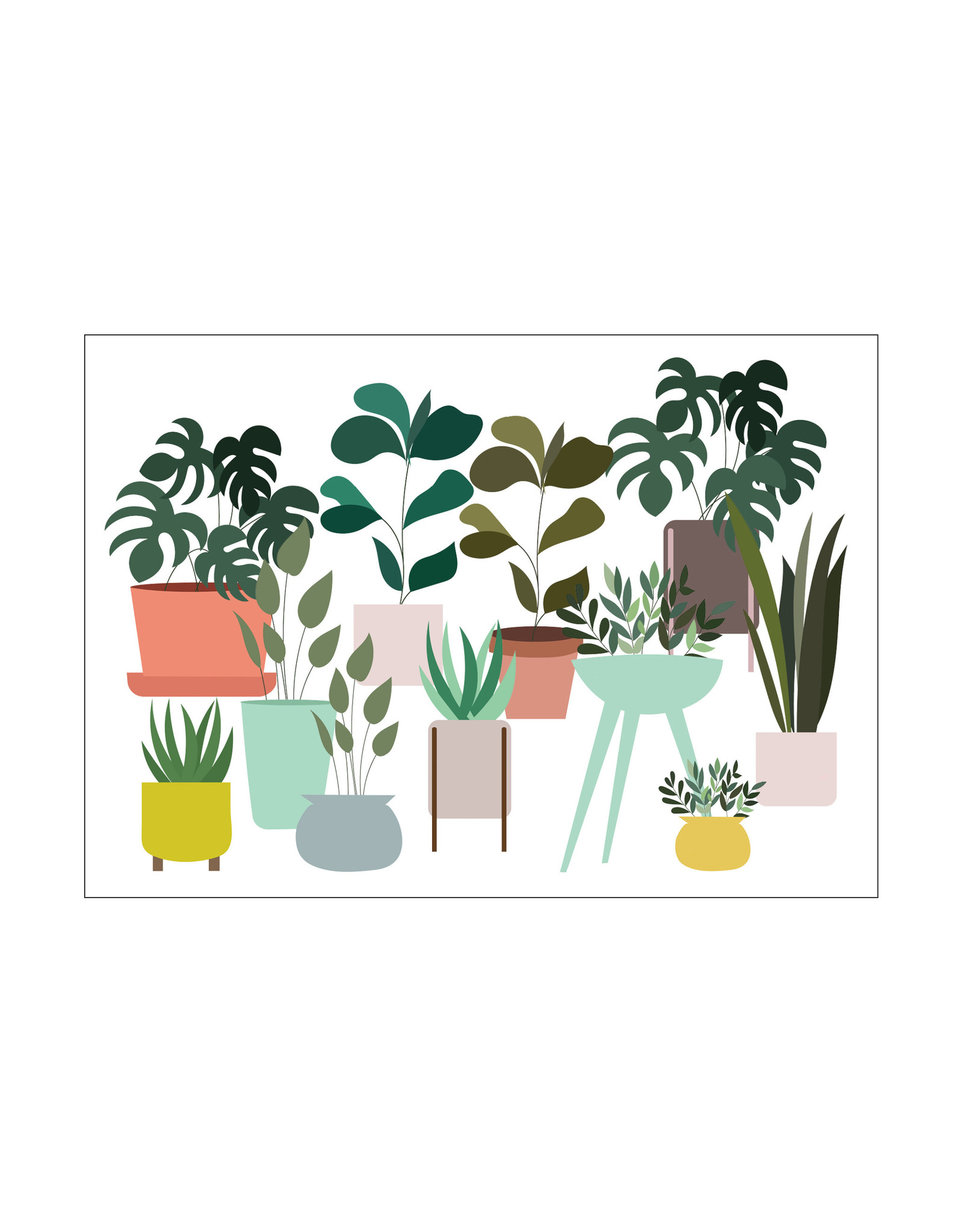 Postkaart planten N