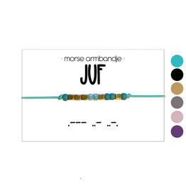 Armbandje morse JUF