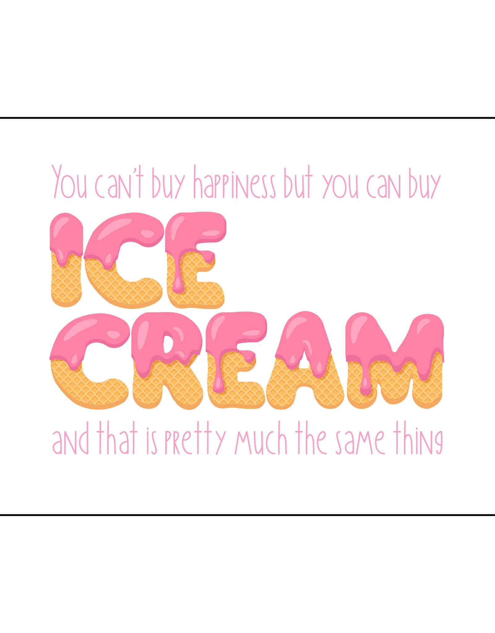 Postkaart Ice cream N