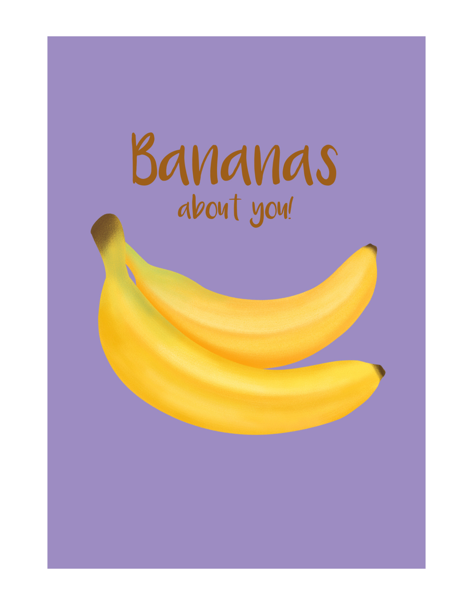 Postkaart Bananas about you N