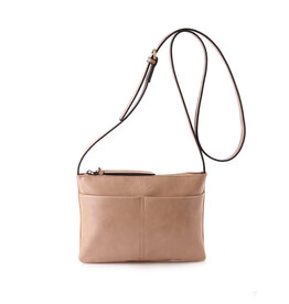 Handtas rechthoek beige