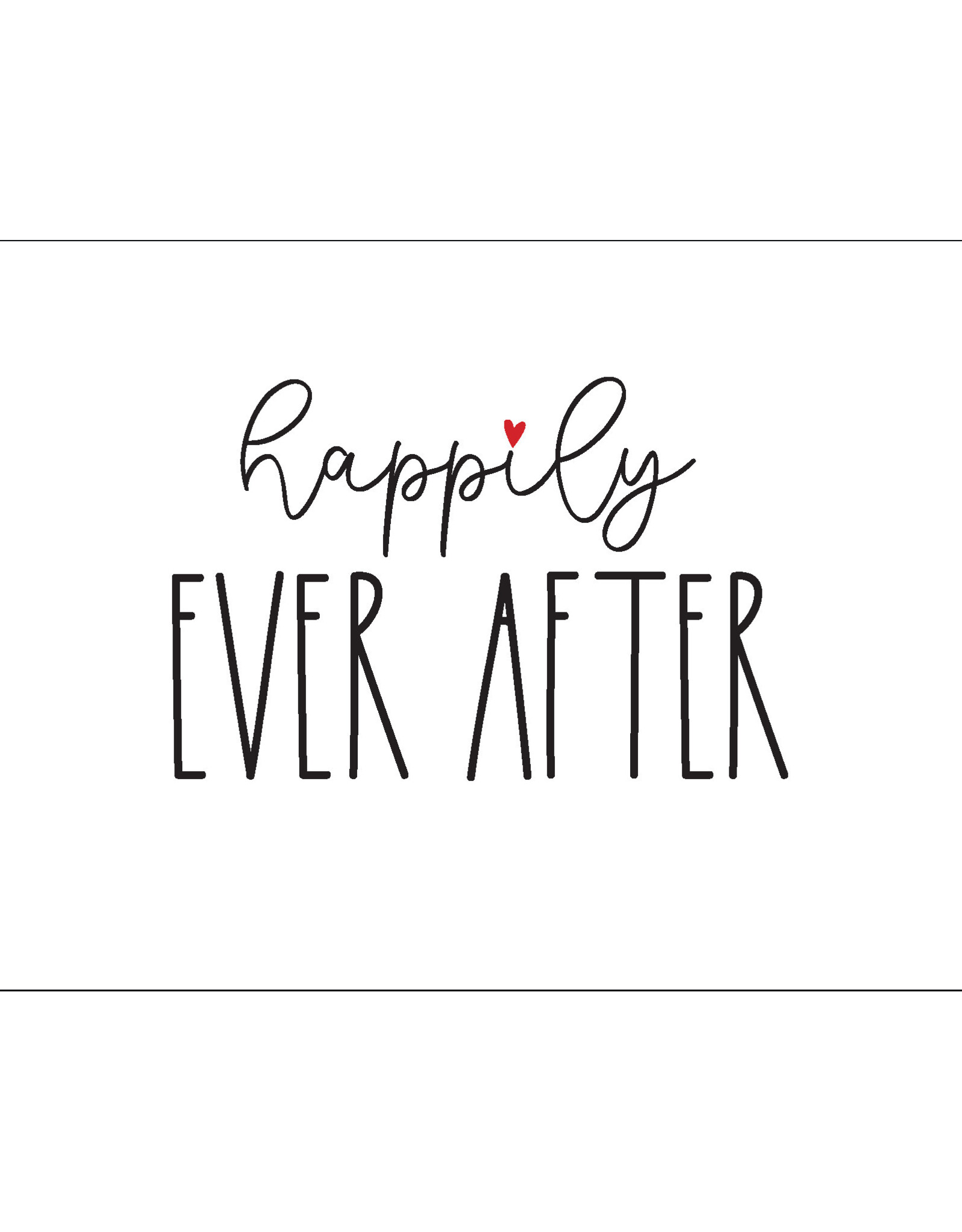 Postkaart Happily Ever After N