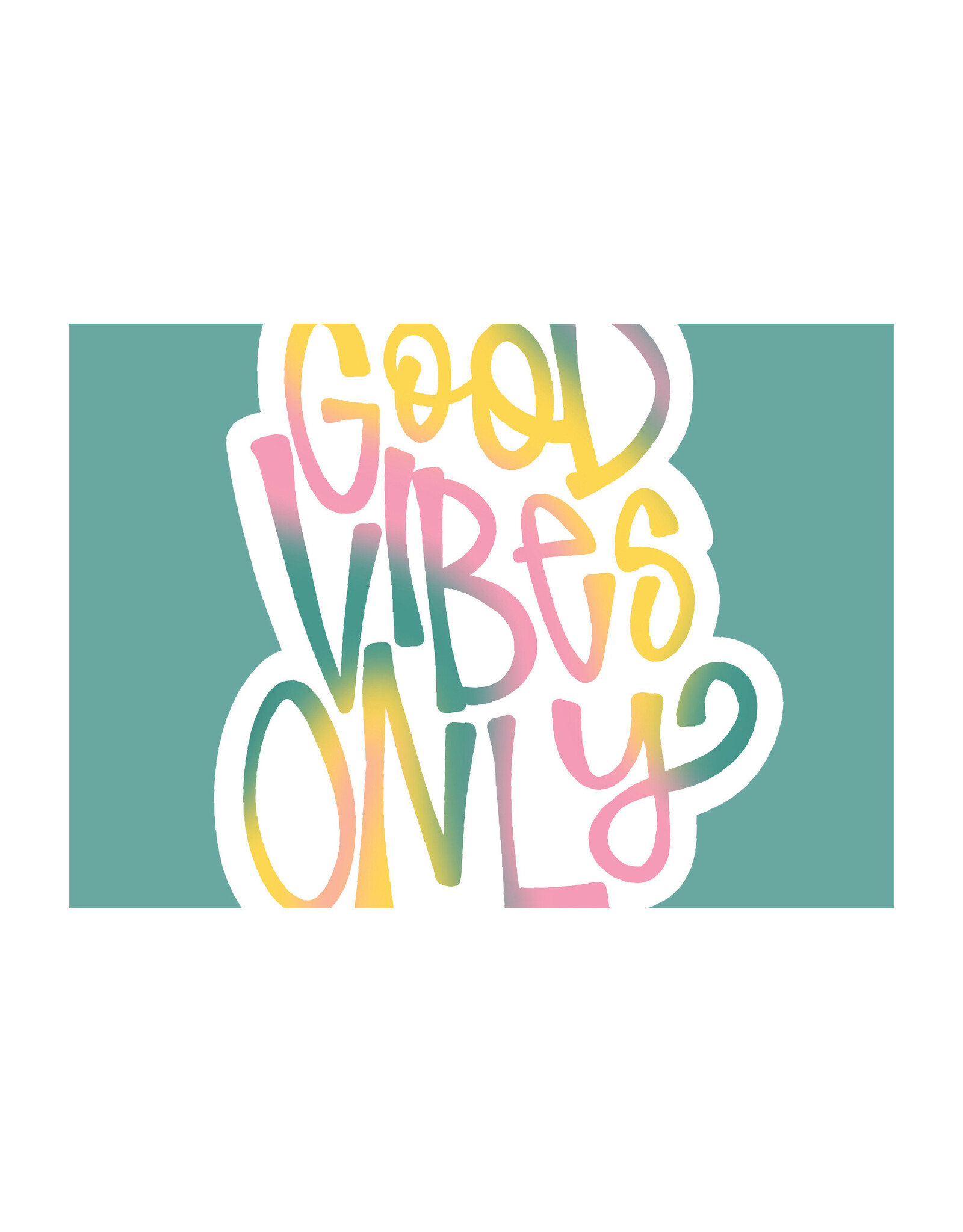 Postkaart Good Vibes Only N