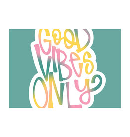 Postkaart Good Vibes Only N