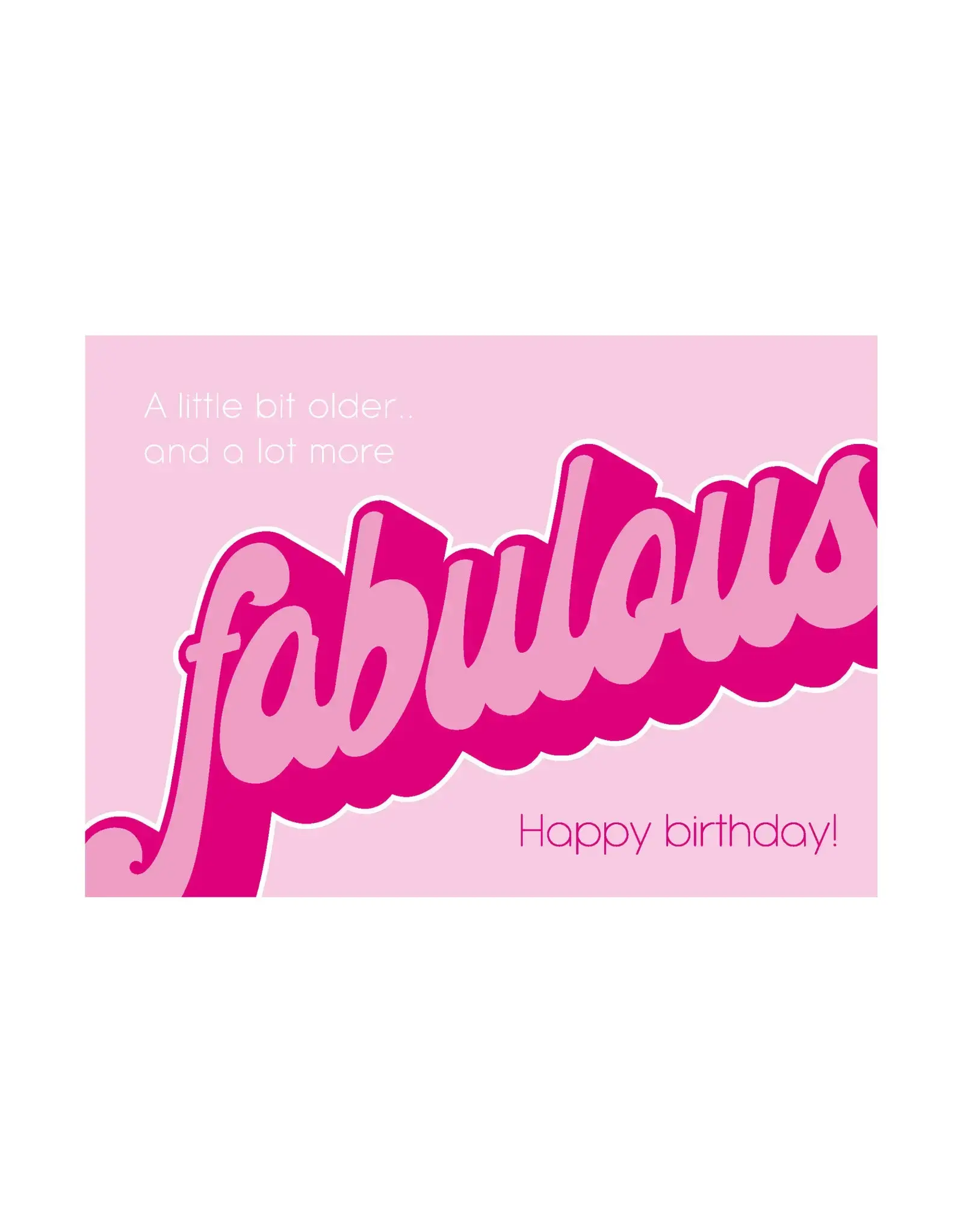 Postkaart Fabulous happy birthday N