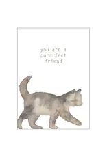Postkaart You’re a purrrfect friend N