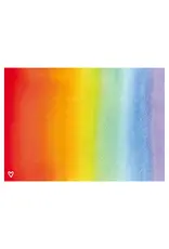 Postkaart Regenboog aquarel N