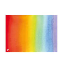 Postkaart Regenboog aquarel N