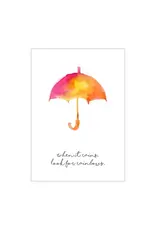 Postkaart When it rains N