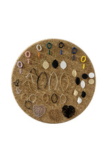 oorbEllen hangers schijf dubbel asymmetrisch
