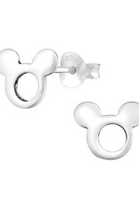 Stekertjes zilver Mickey