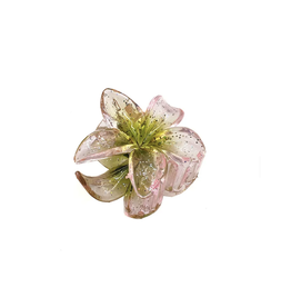 Clip bloem mini glitter groen