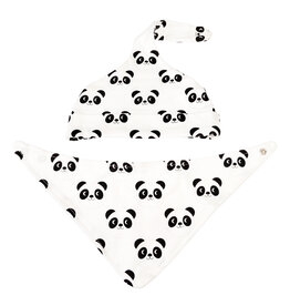 Setje muts & slab bio katoen panda