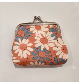 Portemonneetje clip bloemen