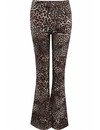 'BODINE' - LEOPARD CLASSY FLAIR PANTS