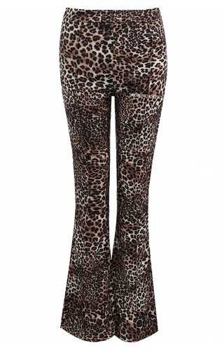 'BODINE' - LEOPARD CLASSY FLAIR PANTS 'BODINE' - LEOPARD CLASSY FLAIR PANTS