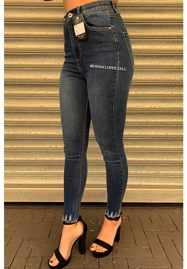 QUEEN HEARTS JEANS - MEDIUM BLUE - PERFECT SUPER HIGH WAIST - 9171