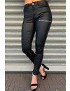 BLACK - WAX LOOK PERFECTLY SKINNY JEANS