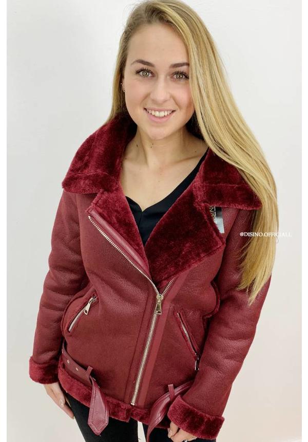 BURGUNDY - PREMIUM QUALITY LAMMY COAT