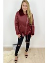 BURGUNDY - PREMIUM QUALITY LAMMY COAT