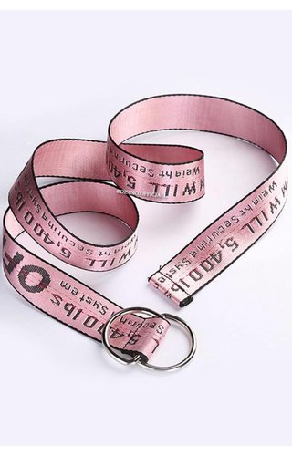 PINK - OFF-DISINO INDUSTRIAL BELT PINK - OFF-DISINO INDUSTRIAL BELT