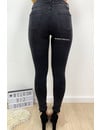 QUEEN HEARTS JEANS - BLACK - PREMIUM QUALITY MID HIGH WAIST - 621