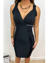 BLACK - 'LYDIA' - BANDAGE DRESS