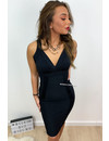 BLACK - 'LYDIA' - BANDAGE DRESS