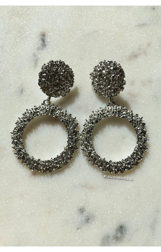 SILVER - STONE ISLAND EARRINGS 