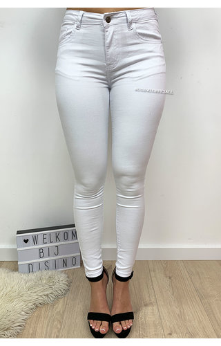 HELLO MISS - WHITE - THE BEST WHITE SKINNY JEANS - 002 HELLO MISS - WHITE - THE BEST WHITE SKINNY JEANS - 002