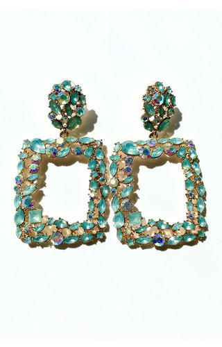GOLD - COLOR PARADISE EARRINGS GOLD - COLOR PARADISE EARRINGS