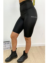 BLACK - 'TANISHA' - BIKER SHORTS