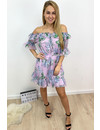 LILA - 'MARLOU' - FLORAL OFF SHOULDER DRESS