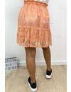 PEACH - 'PERLA 2.0' - PREMIUM QUALITY LACE SKIRT